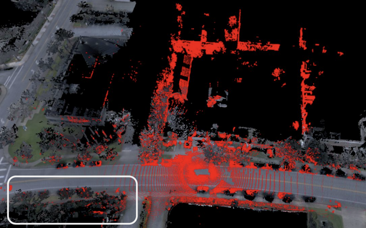 Detection is significantly easier when combined with mapping priors
